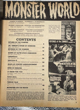 Load image into Gallery viewer, Monster World Magazine #6 (Jan 1966, Warren) Frankenstein Santa Cover
