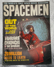 Load image into Gallery viewer, Spacemen Magazine No. 8 June 1964 Boris Karloff Ray Bradbury

