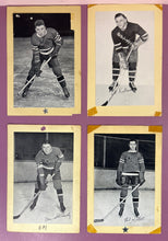 Load image into Gallery viewer, Lot of 8 Vintage 1940s NY Rangers Bee Hive Style Hockey Photos
