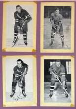 Load image into Gallery viewer, Lot of 8 Vintage 1940s NY Rangers Bee Hive Style Hockey Photos
