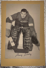 Load image into Gallery viewer, Vintage 1947 Beehive Group 2 Hockey Photo - Harry Lumley - Detroit Red Wings
