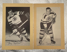Load image into Gallery viewer, 1944 Beehive Jerry &amp; Zellio Toppazzini Boston Bruins Hockey Photo Lot RARE
