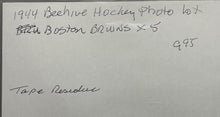Load image into Gallery viewer, 1944 Beehive Hockey Photo Uncut Panel Lot Boston Bruins (4 Photos)
