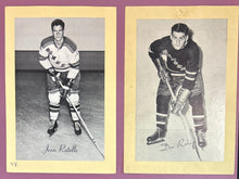 Load image into Gallery viewer, Lot of 11 1950s Beehive Group 2 NY Rangers Hockey Photos ft. Gump Worsley
