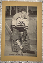 Load image into Gallery viewer, Vintage 1944-64 Beehive Group 2 Photo Harry Lumley Boston Bruins Hockey
