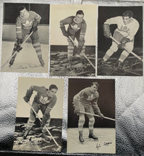 Load image into Gallery viewer, Lot of 5 Vintage 1934 Beehive Photo Maple Leafs Hockey Facsimile Auto
