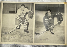 Load image into Gallery viewer, Vintage 1950s Quaker Oats Toronto Maple Leafs Group 2 Hockey Photos Lot of 11
