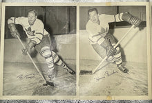 Load image into Gallery viewer, Vintage 1950s Quaker Oats Toronto Maple Leafs Group 2 Hockey Photos Lot of 11
