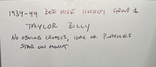 Load image into Gallery viewer, 1934-44 Bee Hive Group 1 Billy Taylor Toronto Maple Leafs Hockey Photo
