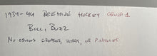 Load image into Gallery viewer, 1939-44 Bee Hive Hockey Group 1 Photo Buzz Boll Autographed Toronto Maple Leafs
