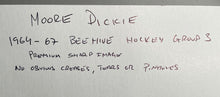 Load image into Gallery viewer, 1964-67 Beehive Group 3 Hockey Photo Dickie Moore Toronto Maple Leafs
