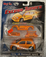Load image into Gallery viewer, 2003 Maisto Excess Tuners Clio v6 Renault Sport Diecast Car Kit #25143
