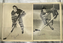 Load image into Gallery viewer, Lot of 8 1945-54 Quaker Oats Hockey 8x10 Photos Toronto Maple Leafs

