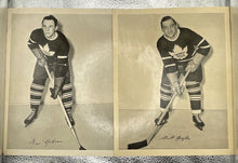 Load image into Gallery viewer, Lot of 8 1945-54 Quaker Oats Hockey 8x10 Photos Toronto Maple Leafs
