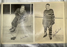 Load image into Gallery viewer, Lot of 16 1945-54 Quaker Oats Montreal Canadiens Hockey Photo
