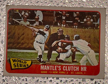 Load image into Gallery viewer, 1964 Topps World Series #134 Mantle's Clutch HR Baseball Card Mickey Mantle
