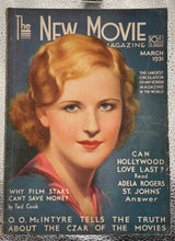Load image into Gallery viewer, The New Movie Magazine March 1931 - Marilyn Miller Cover Vintage
