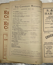 Load image into Gallery viewer, The Canadian Magazine May 1904 Vol. XXIII No. 1 - Ontario Publishing Co.

