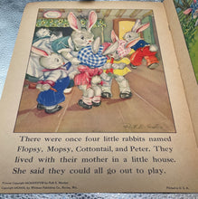 Load image into Gallery viewer, Vintage 1938 Peter Rabbit Book, Ruth E. Newton's Chubby Cubs

