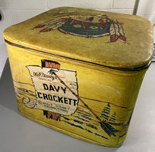 Load image into Gallery viewer, Original 1950s Walt Disney Davy Crockett Toy Chest / Bench by Pennant Corp.

