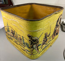 Load image into Gallery viewer, Original 1950s Walt Disney Davy Crockett Toy Chest / Bench by Pennant Corp.
