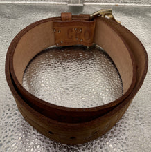 Load image into Gallery viewer, 1950s Davy Crockett Leather Belt Hickok Mfg. Co. Size 28 Walt Disney Western
