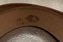 Load image into Gallery viewer, 1950s Davy Crockett Leather Belt Hickok Mfg. Co. Size 28 Walt Disney Western
