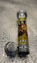 Load image into Gallery viewer, Vintage 1950s Davy Crockett Metal Flashlight Made In USA
