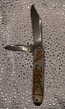 Load image into Gallery viewer, Vintage 1950s USA Made Davy Crockett Two-Blade Pocket Knife Collectible
