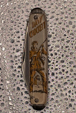 Load image into Gallery viewer, Vintage 1950s USA Made Davy Crockett Two-Blade Pocket Knife Collectible
