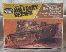 Load image into Gallery viewer, Vintage Life-Like Winnie the Whale Armored Landing Vehicle 1/40 Model Kit Sealed
