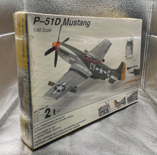 Load image into Gallery viewer, Testors P-51D Mustang 1/48 Scale Unassembled Model Kit 5500 - Sealed
