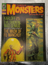 Load image into Gallery viewer, Famous Monsters of Filmland #65 Magazine Karloff Mask of Fu Manchu May 1970
