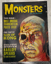 Load image into Gallery viewer, Famous Monsters of Filmland #24 Magazine June 1963 Karloff Frankenstein
