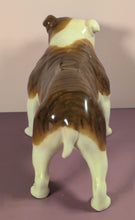 Load image into Gallery viewer, Vintage Standing Brindle and White English Bulldog Ceramic Figurine Statue
