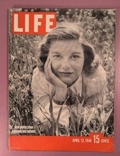 Load image into Gallery viewer, LIFE Magazine April 12, 1948 - New Movie Star Barbara Bel Geddes Cover
