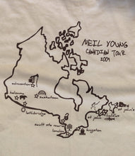 Load image into Gallery viewer, Neil Young 2009 Canadian Tour T-Shirt Vintage Cream Graphic Tee
