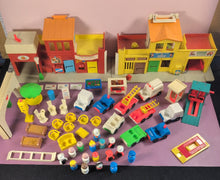 Load image into Gallery viewer, Vintage Fisher-Price Little People Play Family Village #997 Playset Lot

