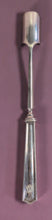 Load image into Gallery viewer, Antique Sterling Silver Cheese Scoop  Architectural Handle Monogrammed WBW
