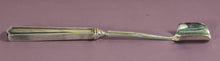 Load image into Gallery viewer, Antique Sterling Silver Cheese Scoop  Architectural Handle Monogrammed WBW
