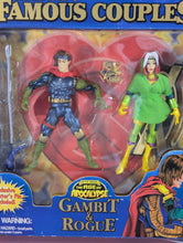 Load image into Gallery viewer, 1997 Toy Biz Marvel's Famous Couples Age of Apocalypse Gambit &amp; Rogue Figures
