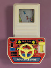 Load image into Gallery viewer, Vintage 1990 Nintendo Road Race Game Handheld Electronic Toy

