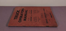 Load image into Gallery viewer, Vintage 1962  Dodge &amp; Fargo Truck Operators Manual WM-4579 Chrysler of Canada
