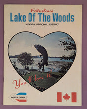 Load image into Gallery viewer, Vintage 1975 Fabulous Lake Of The Woods Kenora Regional District Travel Brochure
