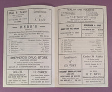 Load image into Gallery viewer, Vintage 1932 Brownies Guides Rangers Concert Program St. Aidan's Hall Toronto
