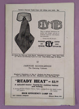 Load image into Gallery viewer, Vintage Toronto Ad Page Ely Ties, Madame May, Jennie Middleton c. 1920
