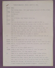 Load image into Gallery viewer, 1951 Kate Aitken Signed Letter &amp; Tamblyn Broadcast Script Toronto Ephemera

