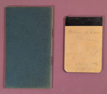 Load image into Gallery viewer, Vintage 1920s Burgess Battery Outdoor Club Book &amp; Flashlight Notepad Lot
