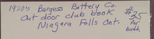 Load image into Gallery viewer, Vintage 1920s Burgess Battery Outdoor Club Book &amp; Flashlight Notepad Lot
