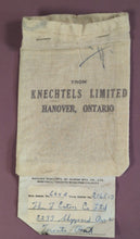 Load image into Gallery viewer, Vintage Knechtels Hanover Ontario Cloth Mail Bag for Eaton's c.1960s
